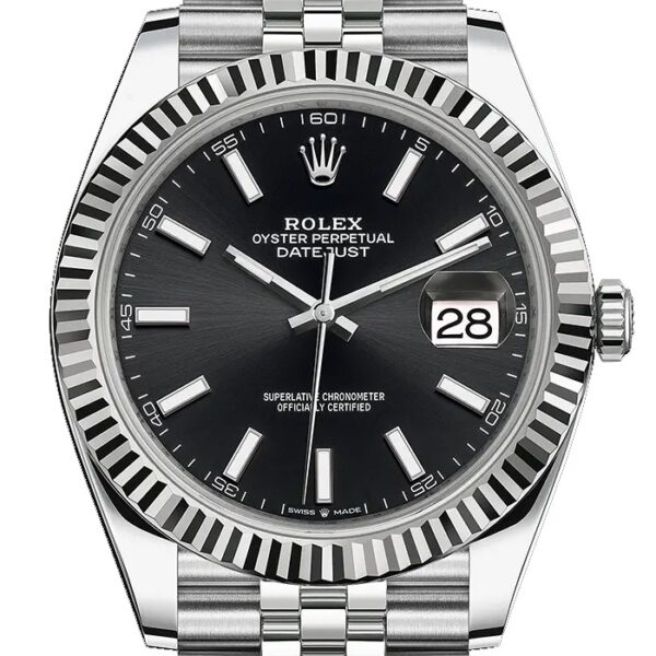 Luxury Watch Datejust men Oystersteel Black - Image 3