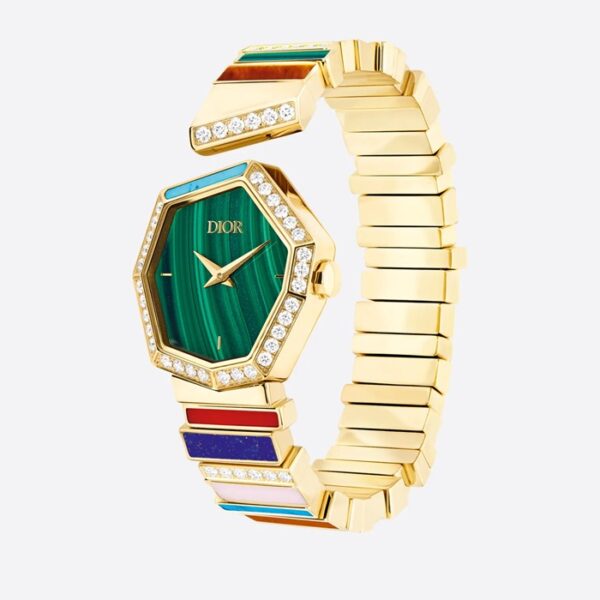 Luxury Gem Green Watch - Image 3
