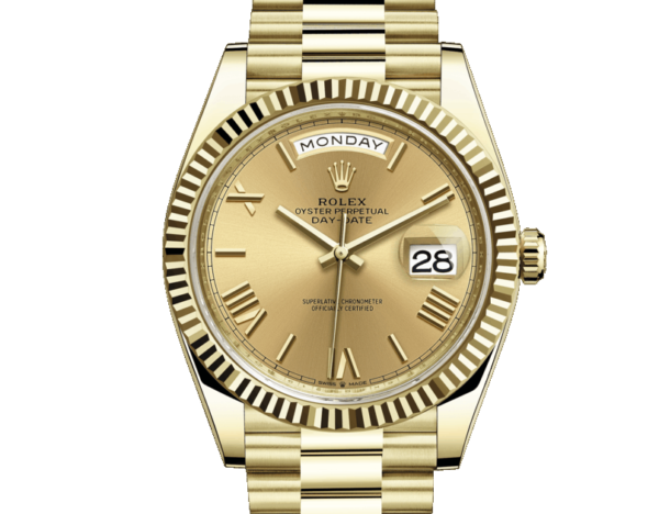 Luxury Watch Oyster Perpetual Day-Date Full Gold - Image 2