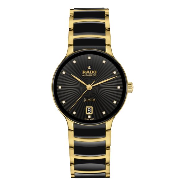 Branded Centrix Diamonds gold and black Watch 121